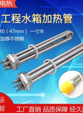 一不锈钢半0D40N工程220导热油寸38大功率水箱加热管太阳能电锅炉