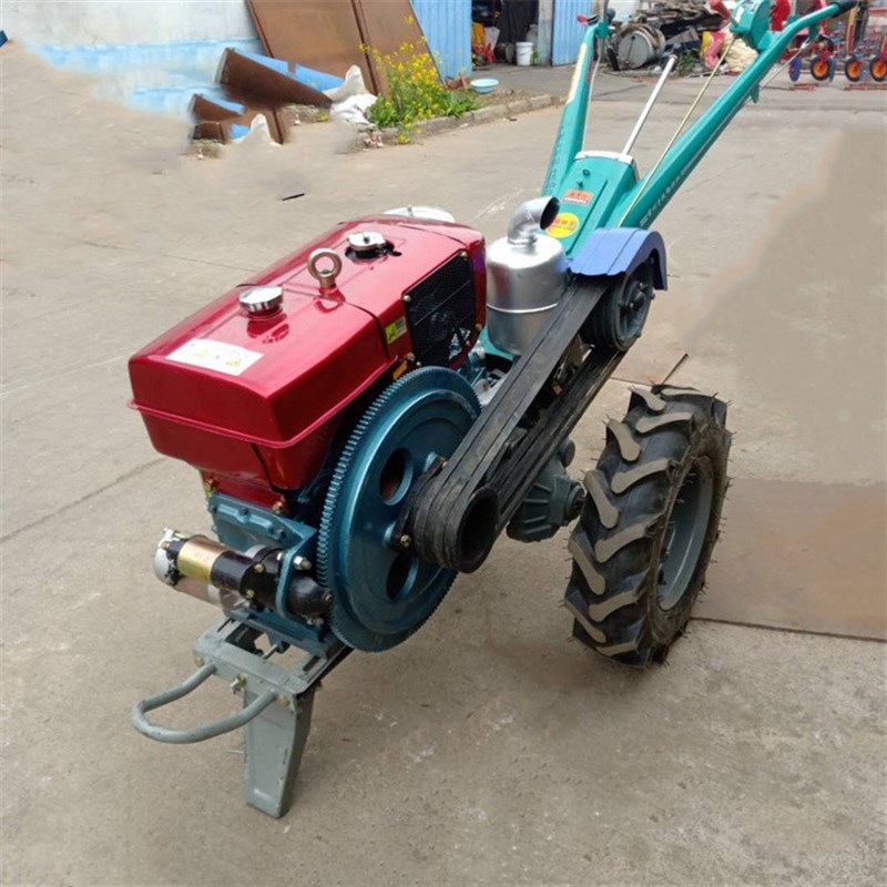 汽柴油电启动功能 手扶拖拉机   山I地开荒除草开沟手扶拖拉机