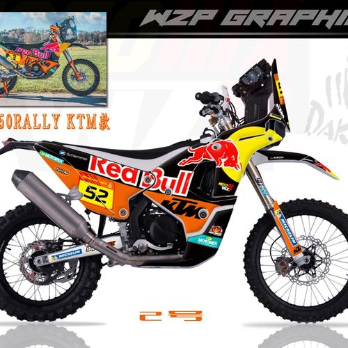KTM450RALLY款适用凯越450raElly个性改装全车贴花贴纸贴画版画