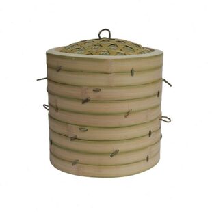 州安村加高鹤新款圆形白家用加深重庆楠竹开宝纯手工质优蒸笼中式