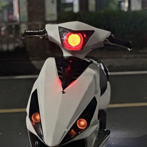 适三阳鬼一改装壳 新款台湾风y格 白配黑电驱一代全套车壳拉花通