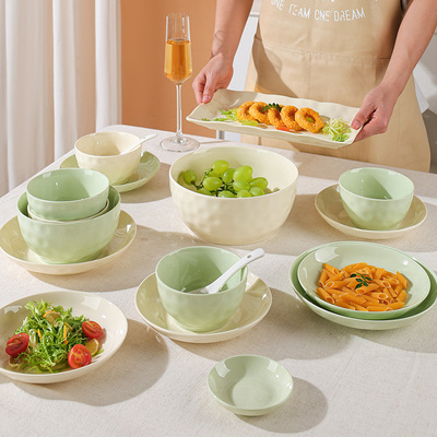 碗家用4.5英寸米饭碗奶油风奶白色饭碗汤碗小碗2025新款