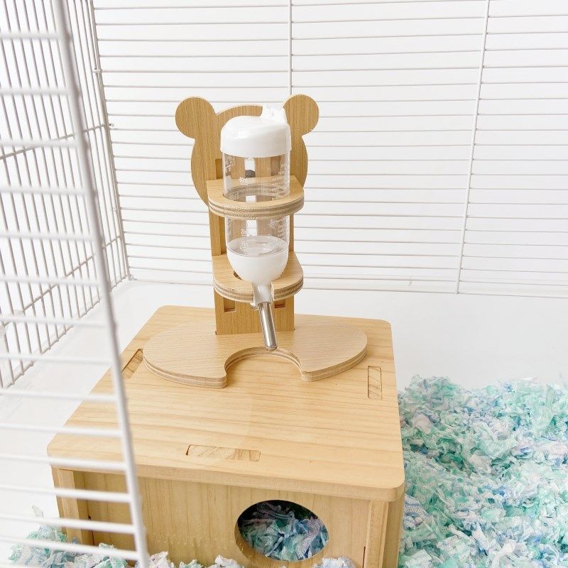 仓鼠立式饮水器金丝熊食盆碗盆实木水壶支架滚珠真空水壶可调高度,宠物/宠物食品及用品,鼠类喂食器,淘宝优惠券,粉丝福利购,淘宝优惠卷