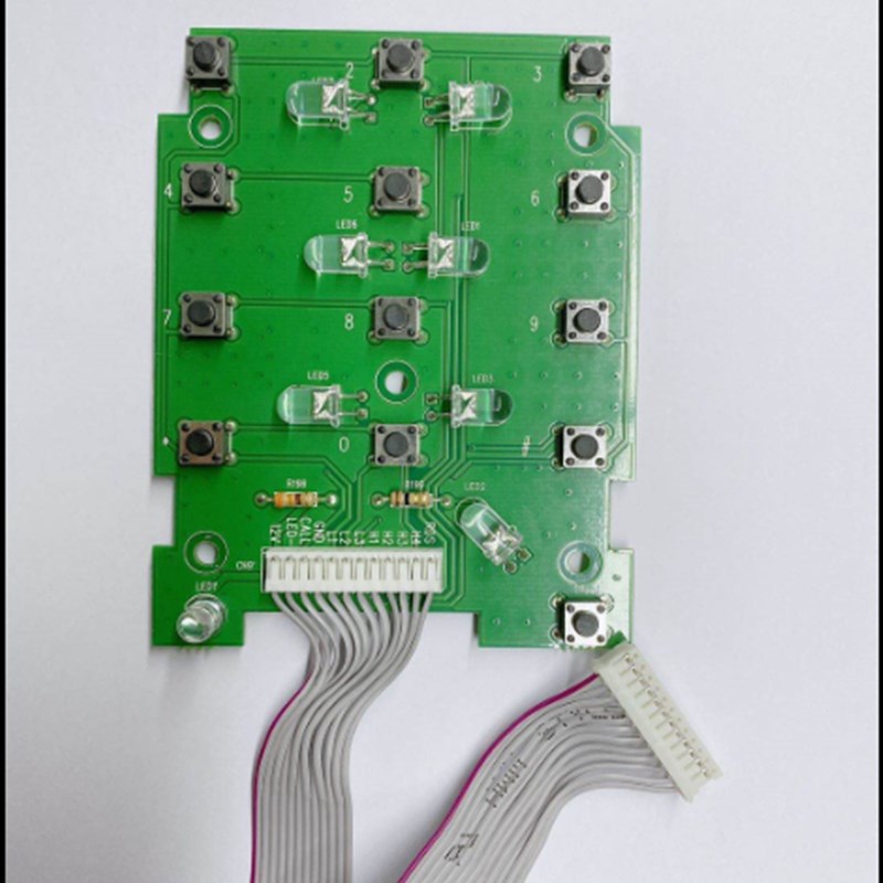 可视对讲按键板配件视得安EC12 EC17单元主机按键板维保更换