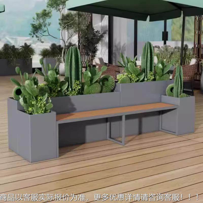 广花花箱坐凳组合露场天金属不锈钢花箱塑槽4创意木花箱板凳,鲜花速递/花卉仿真/绿植园艺,花架,淘宝优惠券,粉丝福利购,淘宝优惠卷