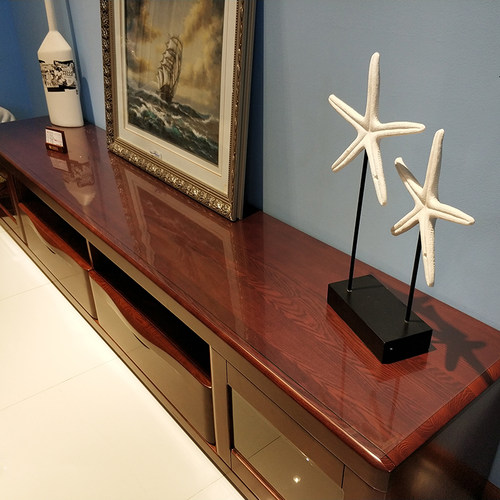 电视柜垫子红木专用桌布防水垫塑料垫透明单面磨砂pvc防油免洗垫