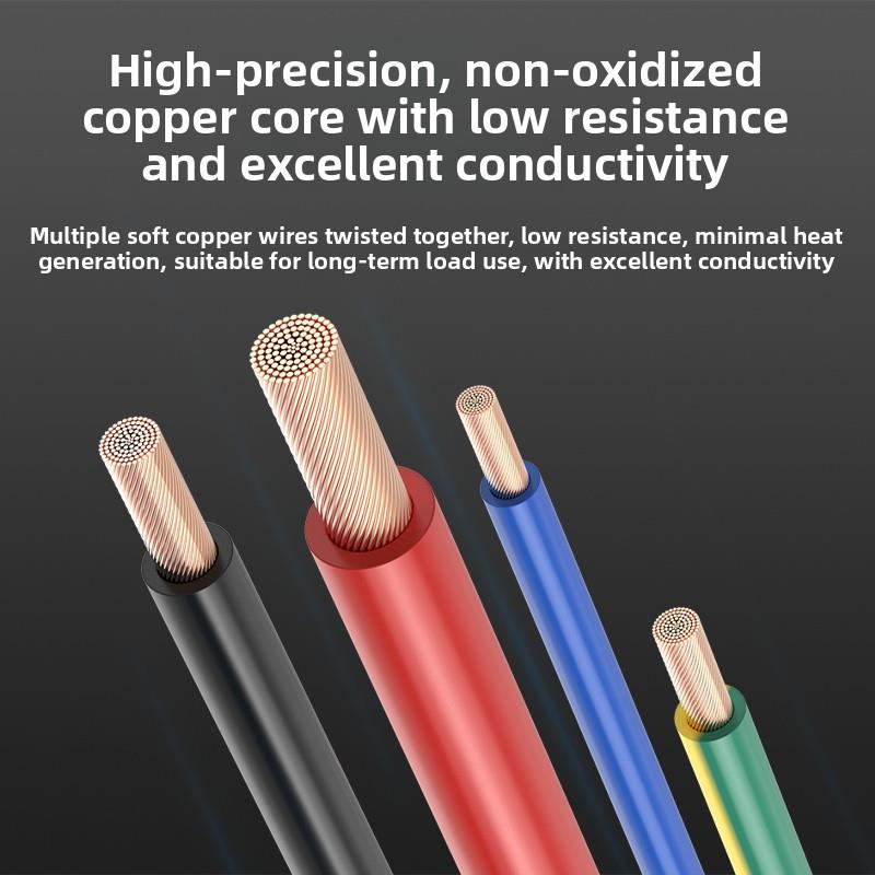 国标RV电线0.3 0.5 0.75平方软电缆单芯铜芯电子线电源控制信号线
