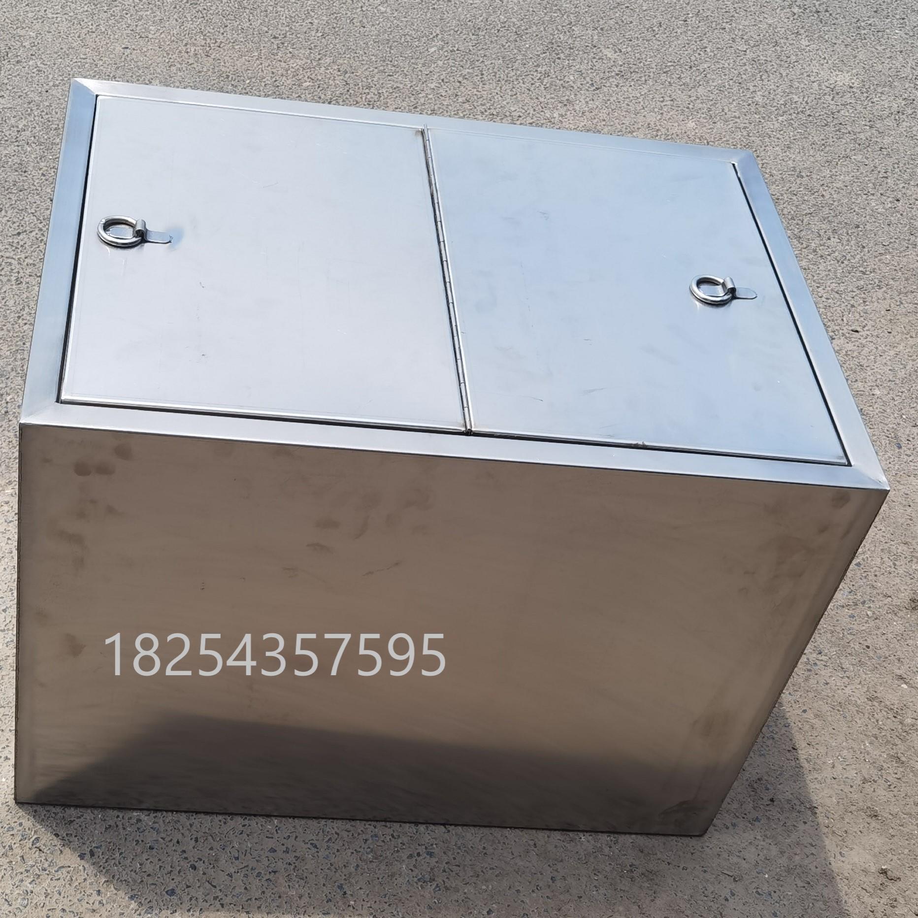 定制不锈钢水箱方形折叠盖立式水箱厨房酒店家用商用清理储水桶