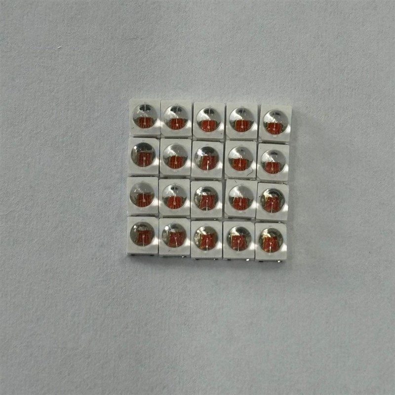 LED贴片式灯珠2835球头0.5W 红光6A20-650-660nm10-20lm灯饰配件