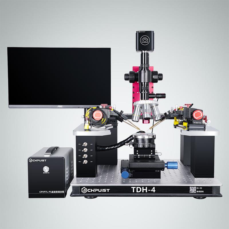 探针台手动测试晶圆忆阻器失效分析IV测试光电流测试Mapping架探