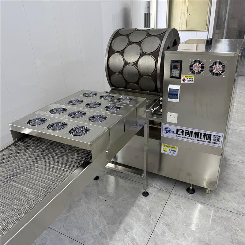 不锈钢烫皮机全自动小型薄饼机数控操作上模蛋皮机厂家