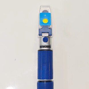 皇海盐度计铜芯25温补海缸专用光学比重计水族鱼缸海水缸带灯物理