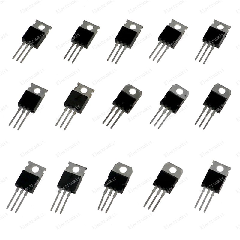 15种三极管TO-220直插晶体管C5027/D880/50N06/BU406/A940/TIP137