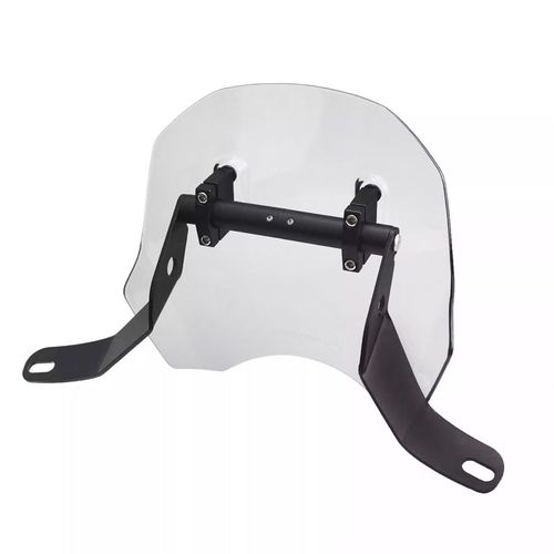 摩托电动车改装加厚可调节支架镜座前挡风防风玻璃幼兽极核