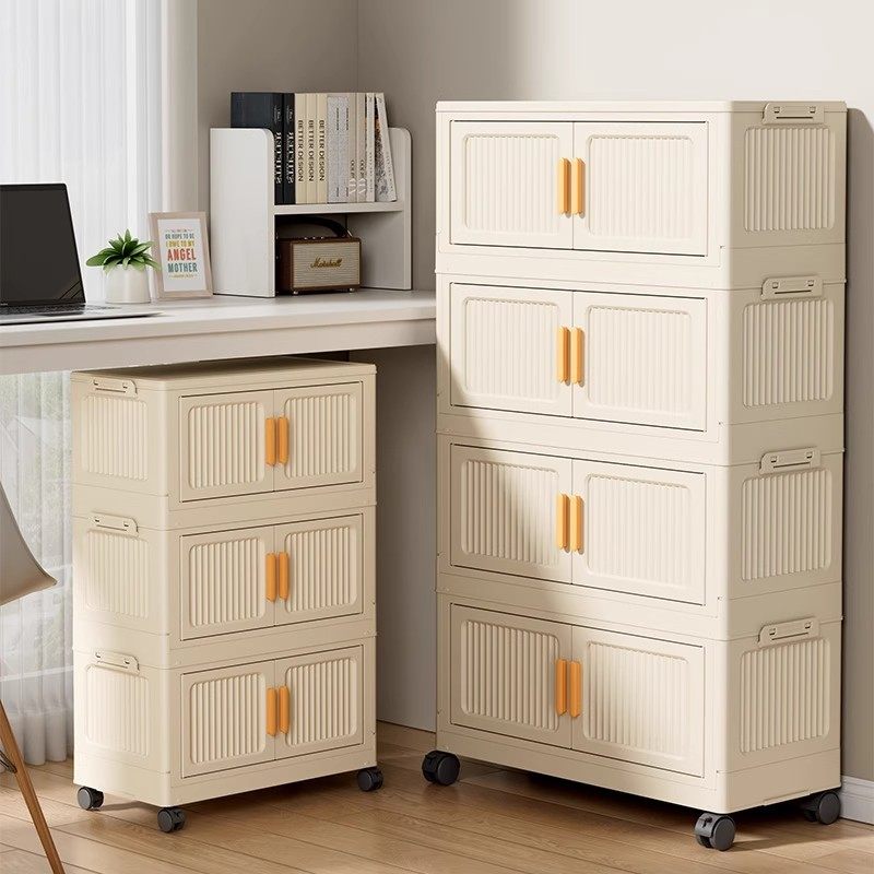 收纳柜折叠置物柜家用免安装玩具零食柜子多层宝宝衣柜衣服储物柜,收纳整理,收纳柜,淘宝优惠券,粉丝福利购,淘宝优惠卷