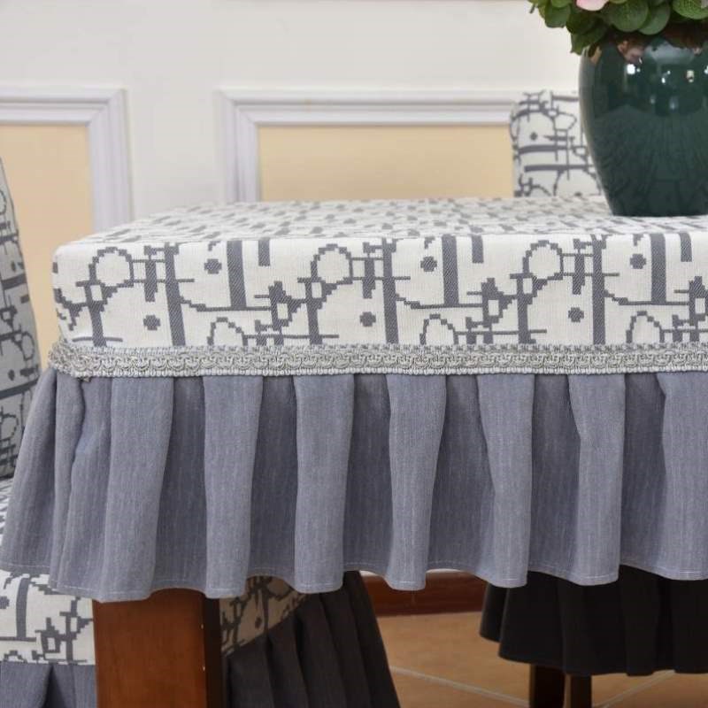 长方形简约茶几定制桌布现代家用桌餐桌折叠布艺椭圆加厚套椅套罩