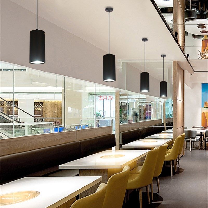 LED明装吊线筒灯吊装筒灯 火锅店餐厅吧台商场超市服装店吸顶射灯,家装灯饰光源,明装筒灯,淘宝优惠券,粉丝福利购,淘宝优惠卷