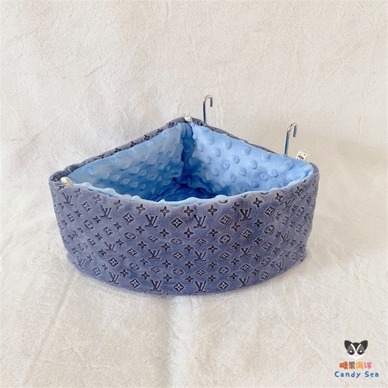 【304不锈钢扇形挂篮窝】蜜袋鼯夏季窝便捷稳固易拆卸豆豆绒内衬,宠物/宠物食品及用品,窝,淘宝优惠券,粉丝福利购,淘宝优惠卷