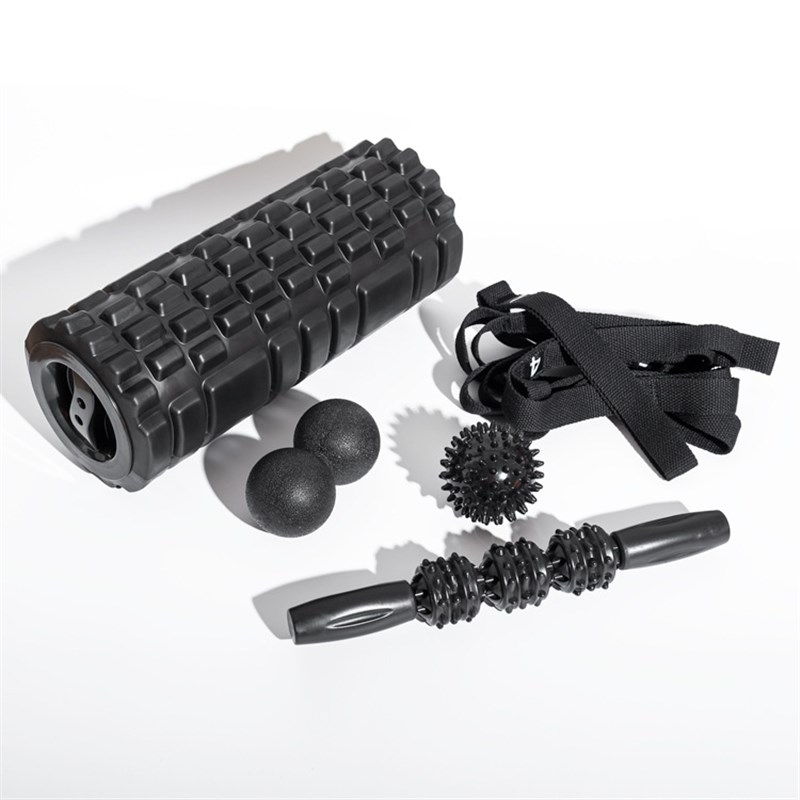 销售瑜伽柱健身按棒筋膜球瑜伽带套装肌肉放松按泡沫滚轴