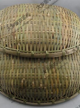 包邮圆形筲箕特大特硬筲箕簸箕竹编收纳篮沥水竹篮竹筐竹编竹筲箕
