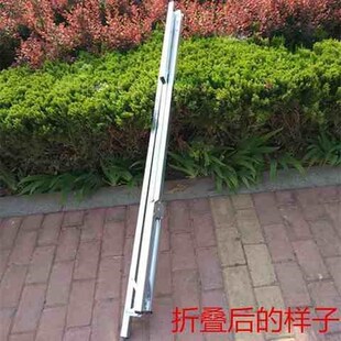 厂促晾衣架子地锈钢可折叠单杆不式伸缩H家用卧室内落单杠挂凉小