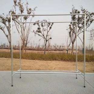 挂猪肉架子菜市场晒熏肉腊肉肠风干巴牛肉香肠鸡鸭鹅胚挂肉架定制