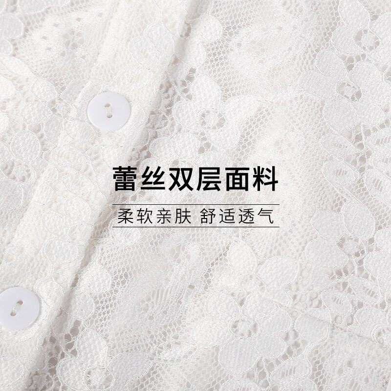 白色蕾丝假领子女配毛衣衬衫假领百搭花边衬衣领多功能假高领秋冬