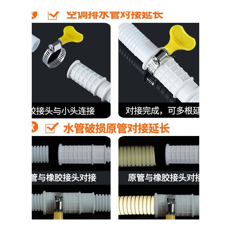 空调排水管延长加厚耐老化加长出水管滴水管空调水U管冷凝水下水