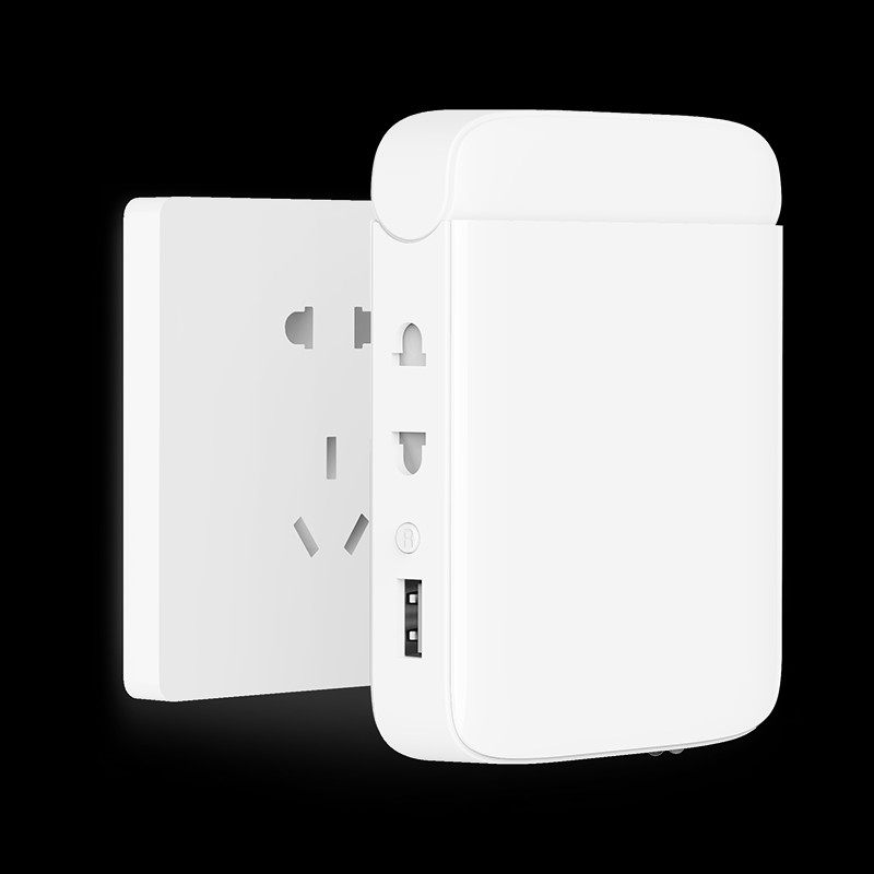 USB魔方插座转换器扁超薄夹缝侧边一转三扩展插排头多功能接线板