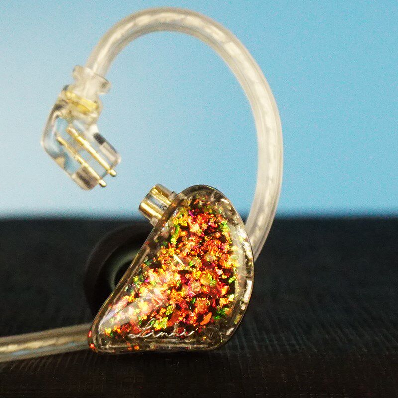 璀璨2入耳式hifi发烧耳机 0.78 2pin手机带麦有线高音质可换线diy
