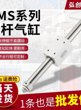 亚德客型RMS无杆气缸磁藕式长行程10/16/20/25/32/40*100-200-300