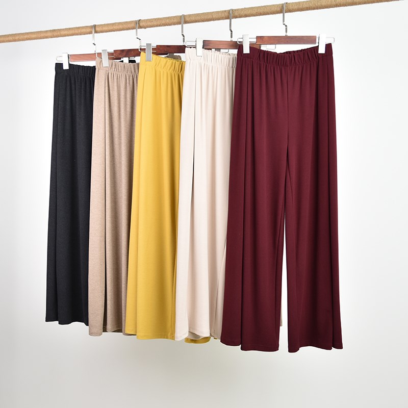 2024秋冬新款加厚舞蹈裤女宽松阔腿直筒拖地裤古典舞现代舞练功裤