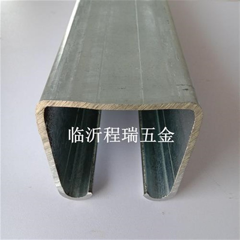 新款型加重特厚工业吊轨滑道 推拉门轨道滑轮 平移门吊滑吊轮导轨
