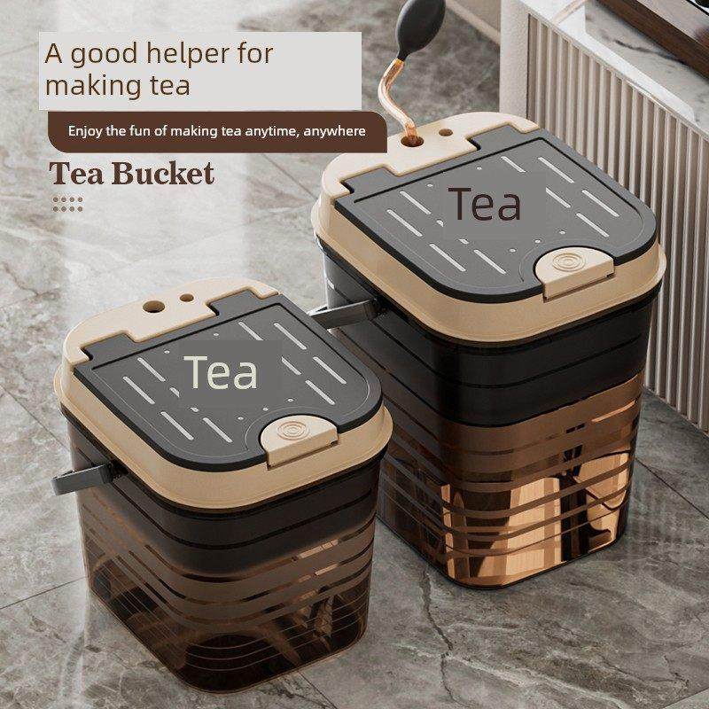 透明茶渣桶干湿分离茶桶废水桶目视水位茶桶满水量提醒茶垃圾桶,餐饮具,茶台废水/渣桶,淘宝优惠券,粉丝福利购,淘宝优惠卷