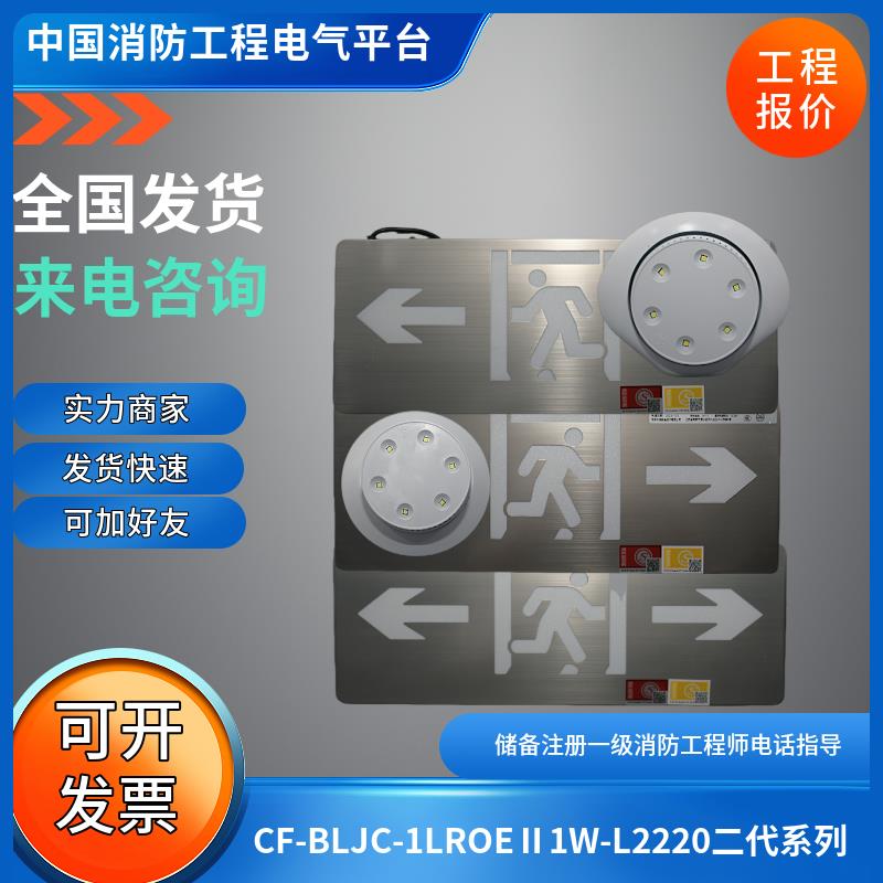 南京中消集中控制应急疏散标志CF-BLJC-1LROEⅡ1W-L2220二代系列