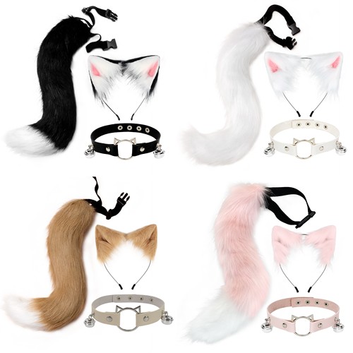 尾巴cos玩具猫耳猫尾套装