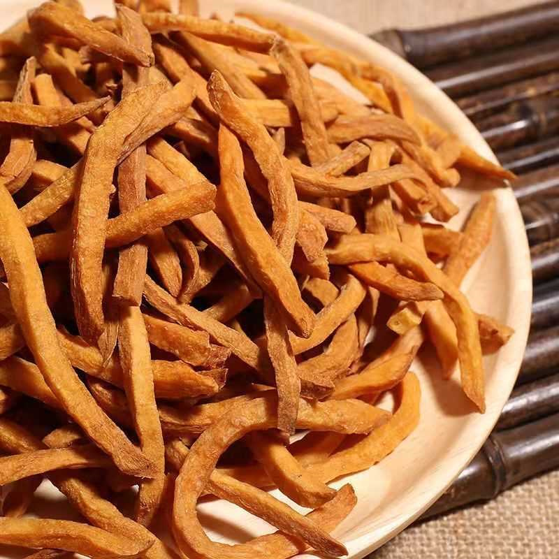 铁锅沙炒红薯条非油炸红薯干脆条嘎嘣脆网红解馋零食办公休闲食品