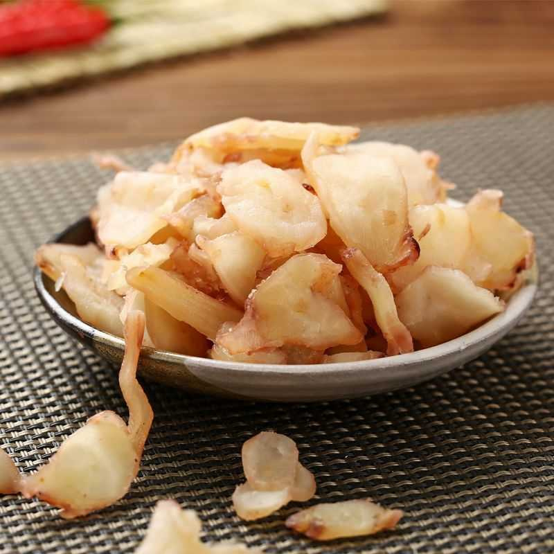 舟山特产美味章鱼足片鱿鱼片块香甜碳烤章鱼足鲍鱼片海鲜休闲零食