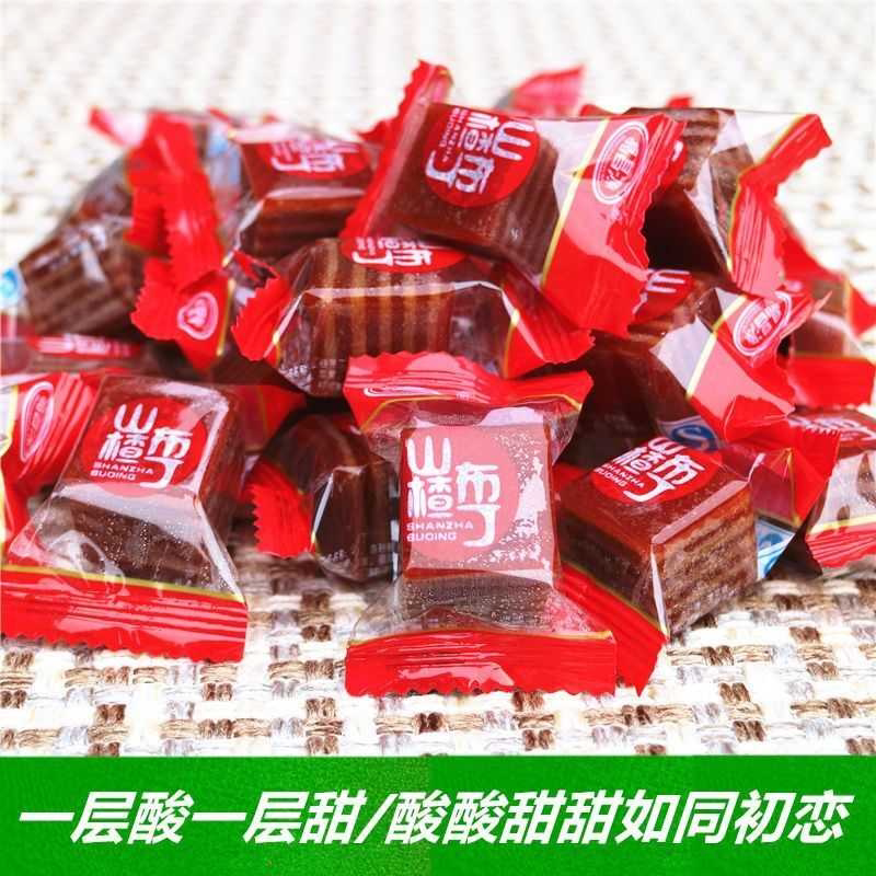 山楂小布丁4斤/1斤山楂片山楂条山楂卷糕果丹皮休闲酸甜零食散装