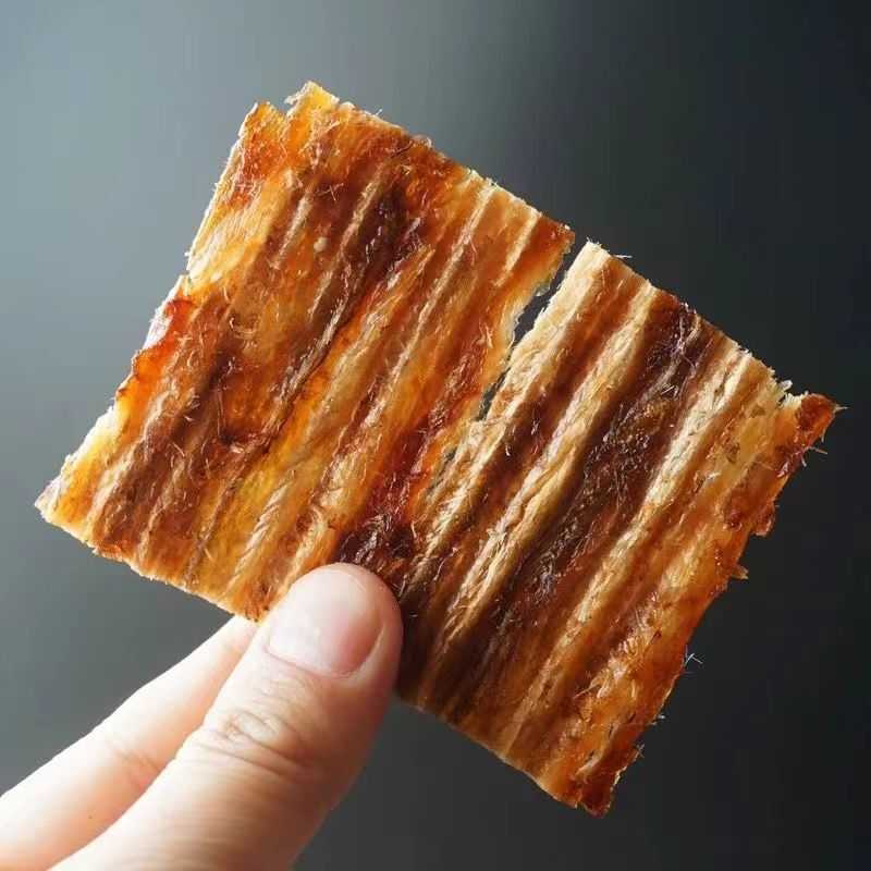 舟山特产香辣鳗鱼干休闲即食小零食烤鳗鱼片零食香辣休闲