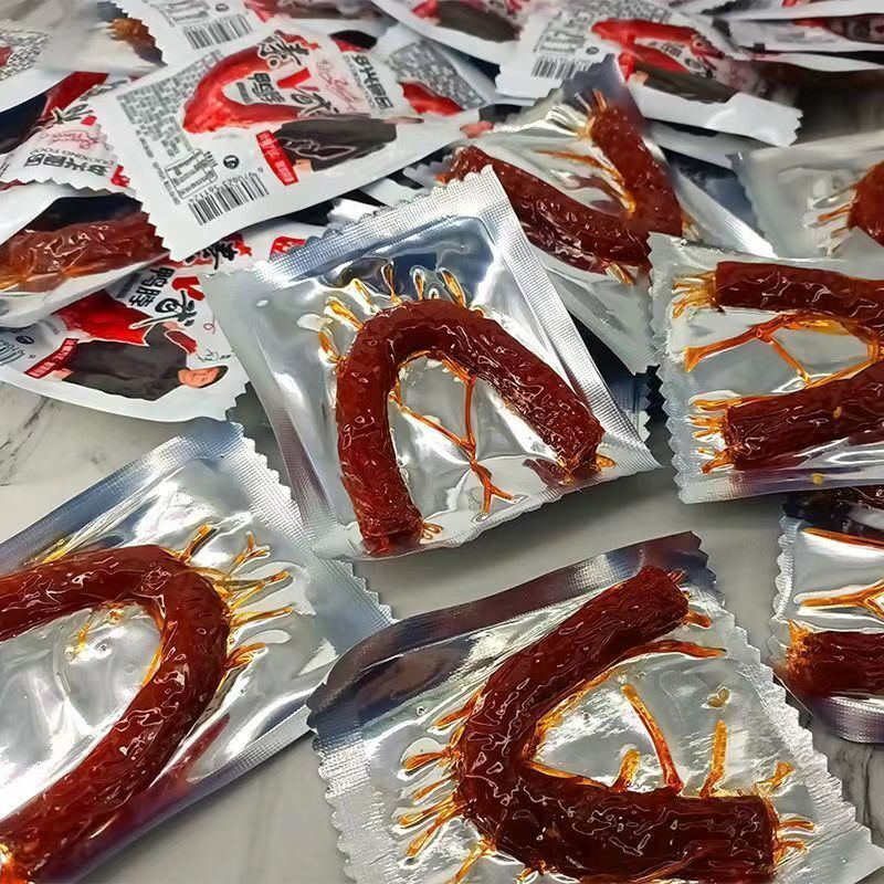 素鸭脖辣条8090儿时麻辣校园怀旧休闲解馋小零食-线下同款大克重