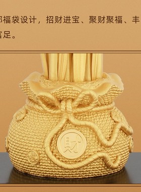 金箔麦穗大卖桌面摆件家居客厅酒柜装饰品办公室摆设开业乔迁礼品