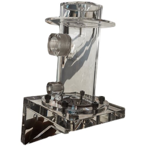 定制透明反应器取样污水处理实验亚克力管有机玻璃密封桶锥形螺纹