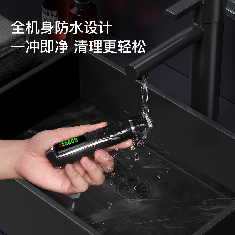 智感剃头电推子雕刻电推剪理发器家用剃光头专用神器剃刀油头推剪