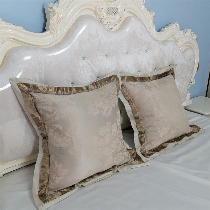 大号奢华豪华欧式抱枕靠垫套不含芯60x60cm床头沙发刺绣绣花靠枕