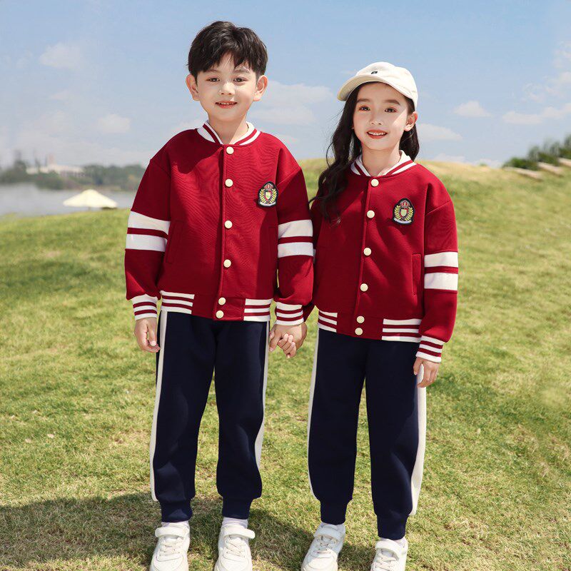 儿童校服夏季套装幼儿园园服夏装小学生校服英伦学院运动班服