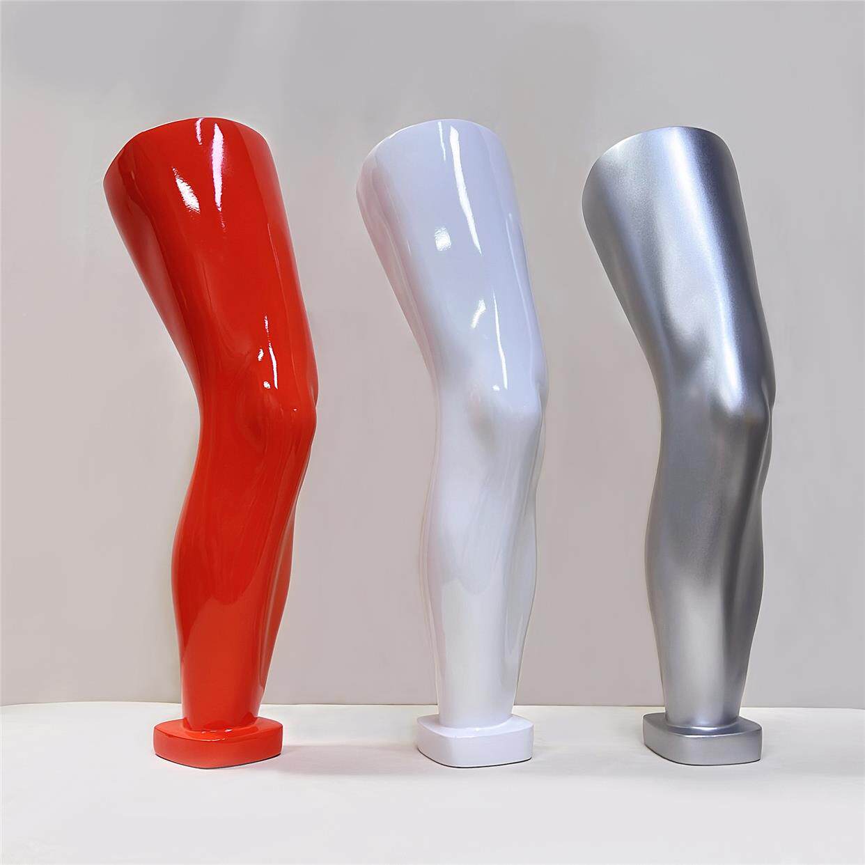 护膝脚模手模展示道具人体腿部假肢男女护膝腿模护腕运动模特道具