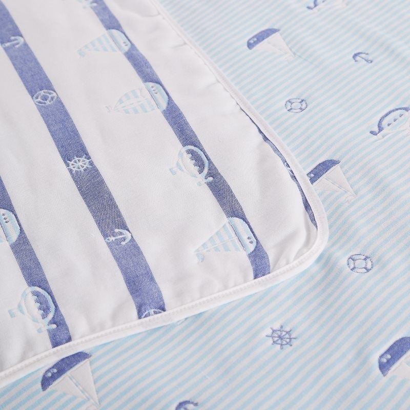 六层纱布毛巾被棉单人双人午睡被子夏凉被儿童婴儿午睡小毯盖毯