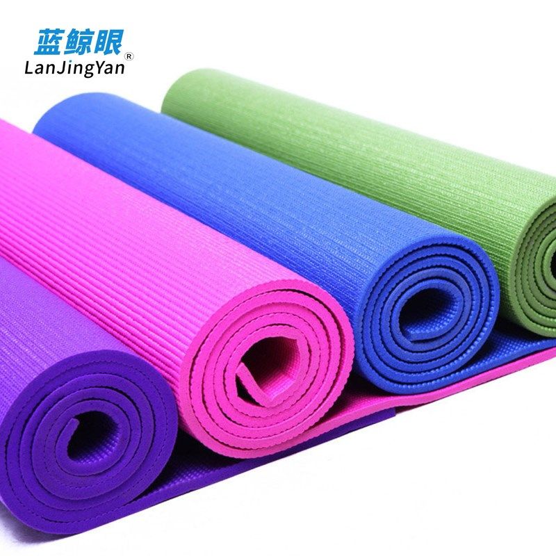 lanjingyhanPVC瑜伽垫男女士儿童初学者yoga健身舞蹈垫防滑瑜伽毯