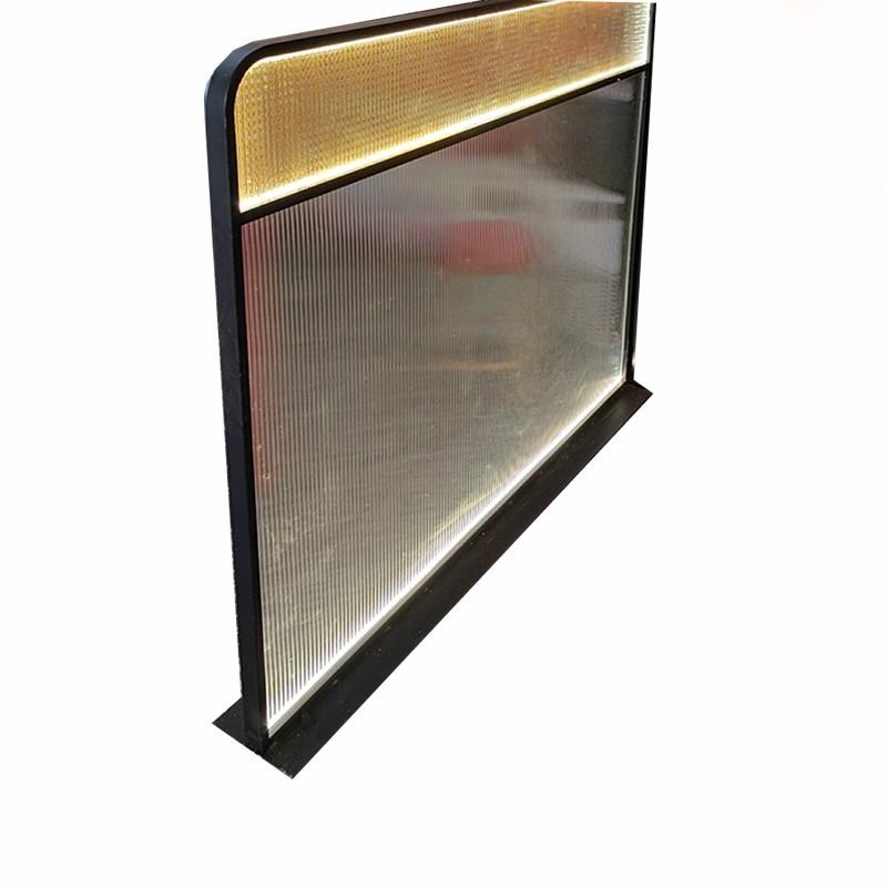 商用餐厅卡座矮隔断藤编屏风火锅店咖啡酒馆免打孔可移动围栏半墙